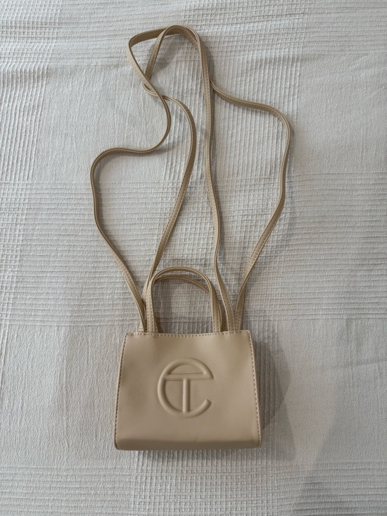 Telfar Handbags - TELFAR Beige Mini Tote